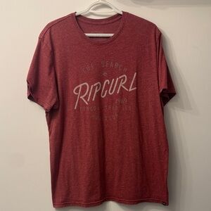 Rip Curl Men's Heathered Red Tee